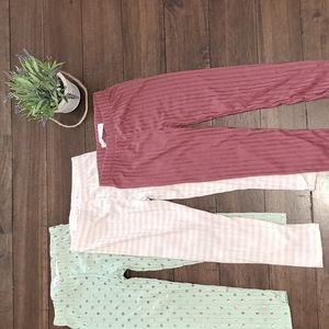 Girls Leggings 3 Pack